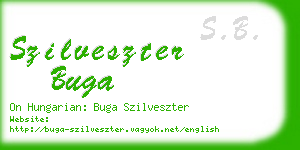 szilveszter buga business card